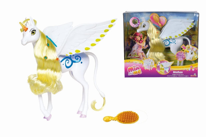 Simba 109480095 - Mia und Me Magisches Einhorn Onchao, mit Licht und Sound, Bewegliche Flügel, spiel