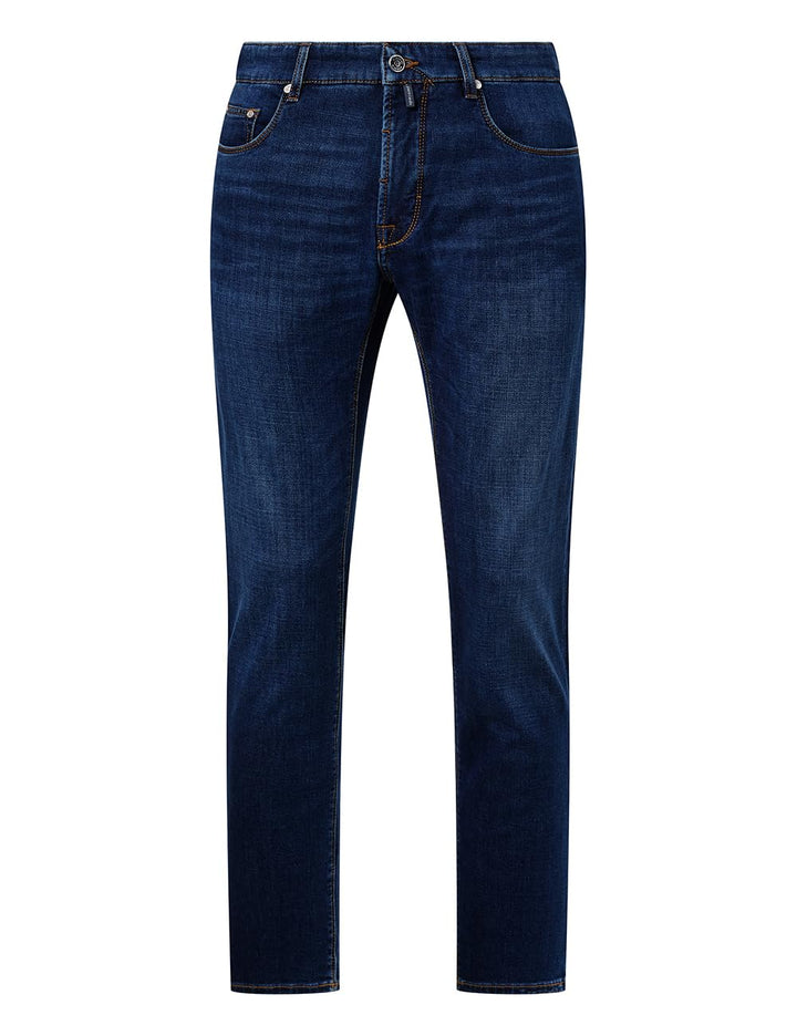 Pierre Cardin Herren Jeans Dijon | Männer Hose | Comfort Fit | Used Washed 32W / 30L Dark Blue Used