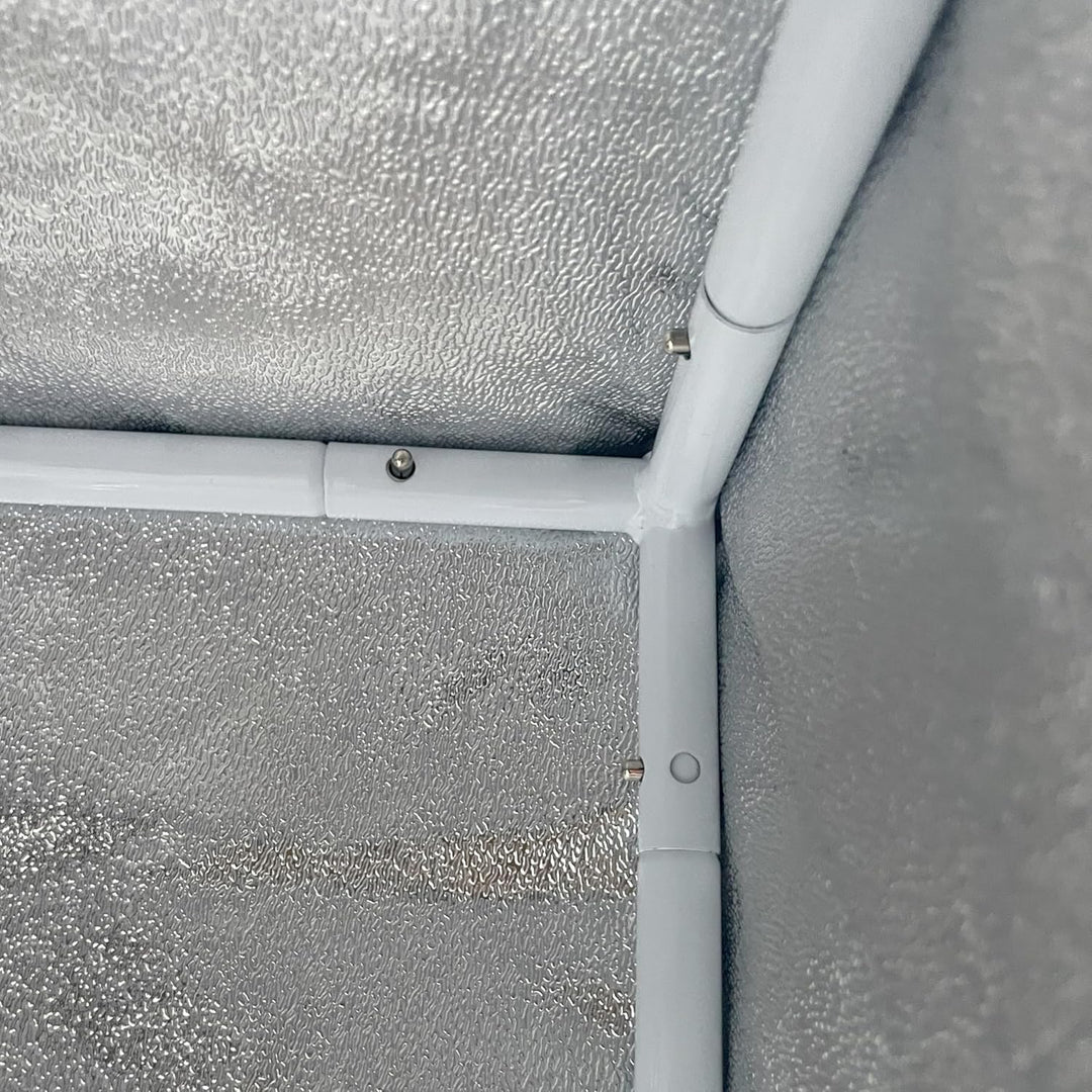 by Crescience Growzelt 60 x 60 x 140 cm Anbauzelt, Metall-Stangen, Hochreflektierendes Oxford 600D M