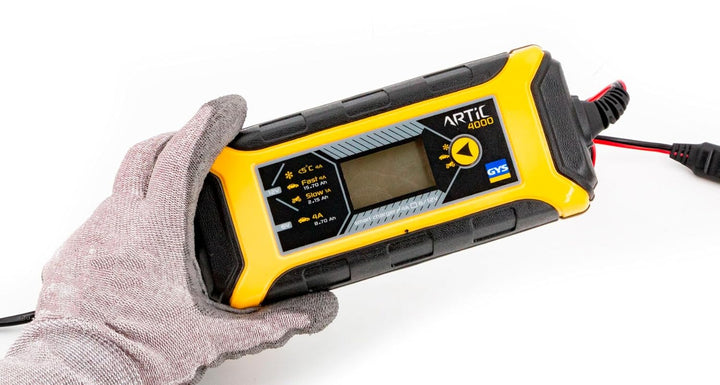 GYS Ladegeräte Mikroprozessor gesteuertes, automatisches Ladegerät Batterieladegeräte für Fahrzeuge