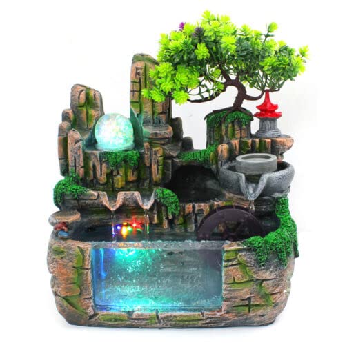 Ornament Wasserfall Wasserfall Büro Home Office Display Kreative Harz Hängende Geschenk Öffnen Dekor