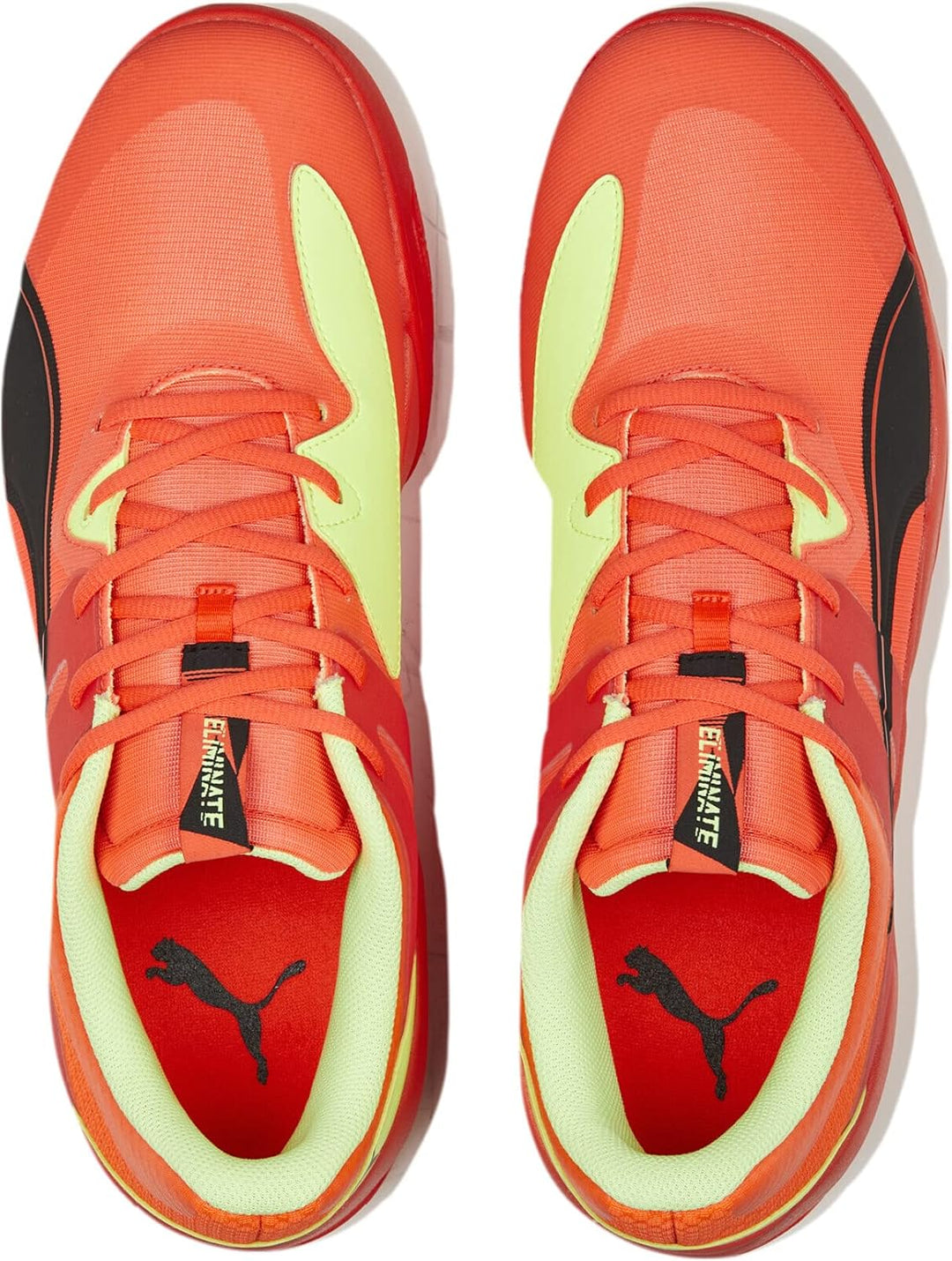 PUMA Herren Eliminate Pro Ii Hallenturnschuh 44 EU Red Blast Fast Yellow Puma Black, 44 EU Red Blast
