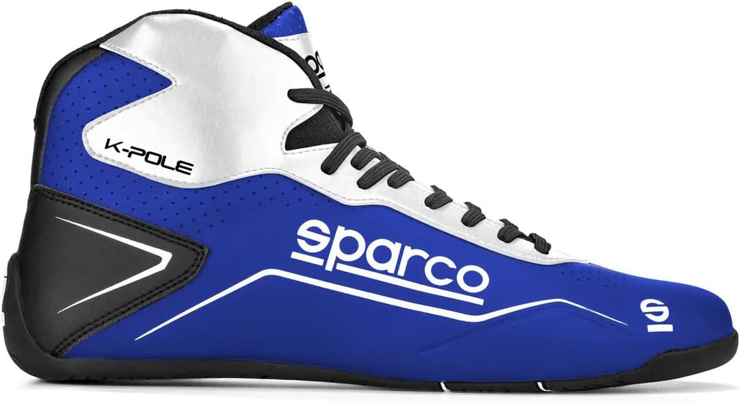 Sparco KART SCHUHE K-POLE 2020 GRÖSSE 37 BL, Schwarz