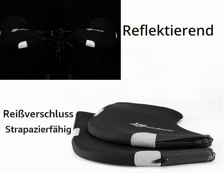 ROCKBROS Lenker Handschuhe Winter Thermo Winddicht Lenkerstulpen für Fahrrad MTB Motorrad E-Bike Rol