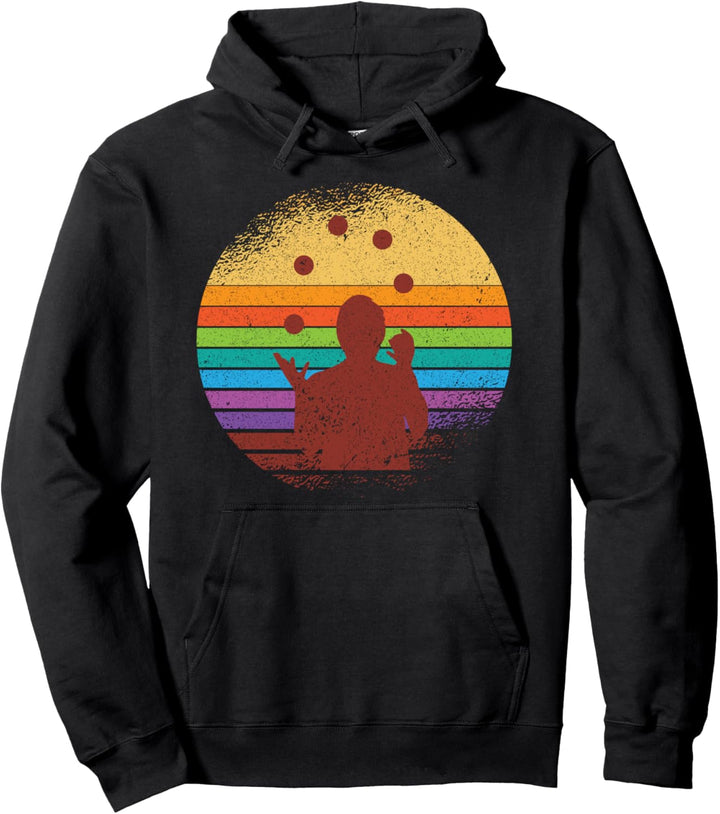 Jonglieren VintageI Artist I Retro Jongleur Pullover Hoodie