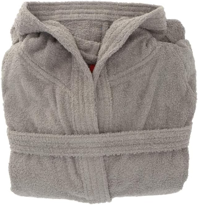 Gabel 09800 905 Bademantel für Erwachsene, 100% Baumwolle, Eisen, Grösse XXL, Eisen