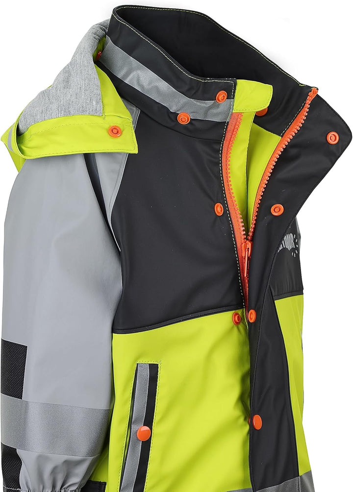 Sterntaler Unisex Kinder Blockfarben Funktions-Regenjacke 80 Hellgrün, 80 Hellgrün