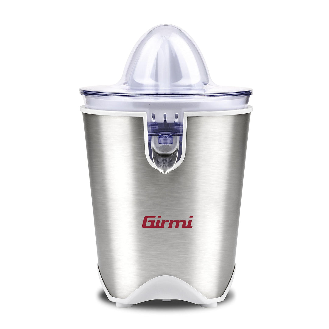 Girmi SR54 Zitruspresse, 150-cc-Kapazität, 60 W, Zwei Kegel für Zitrusfrüchte, Tropfstopp-Ausgiesser