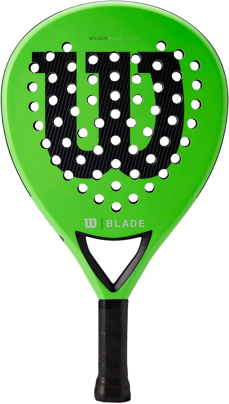 Wilson Padel-Schläger Blade Team v2, Fiberglas/Eva, 370 g Green, Green