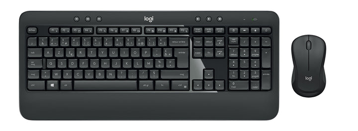 Logitech MK540 Advanced Kabellose Tastatur und Maus Combo für Windows, Belgisches AZERTY-Layout - Sc