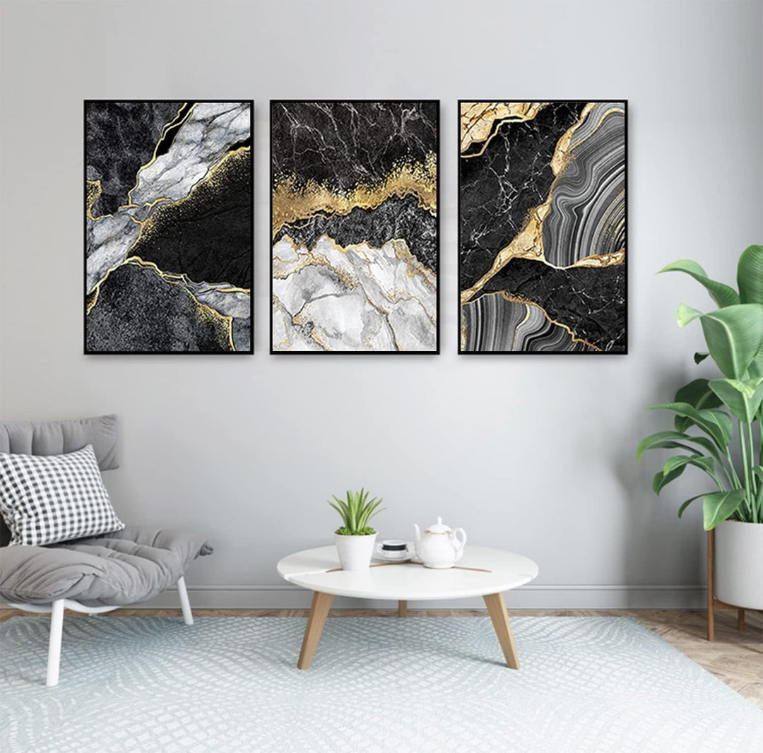 WADBTP Islamische Leinwand Bilder,Islamic Leinwand Malerei,Marble Background Allah Islamic Arabic Ca