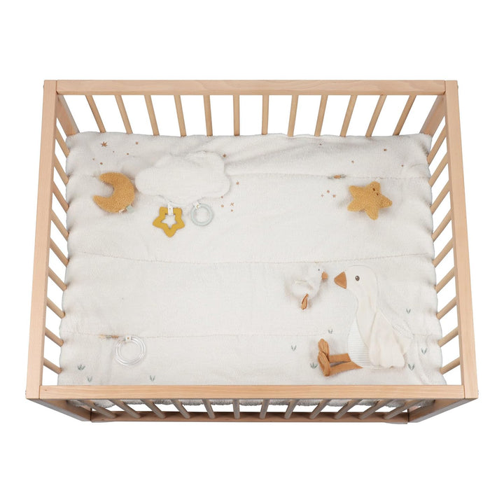 Little Dutch Krabbeldecke Spieldecke Activity Matte Baby (80x100 cm) weiss - Newborn Naturals