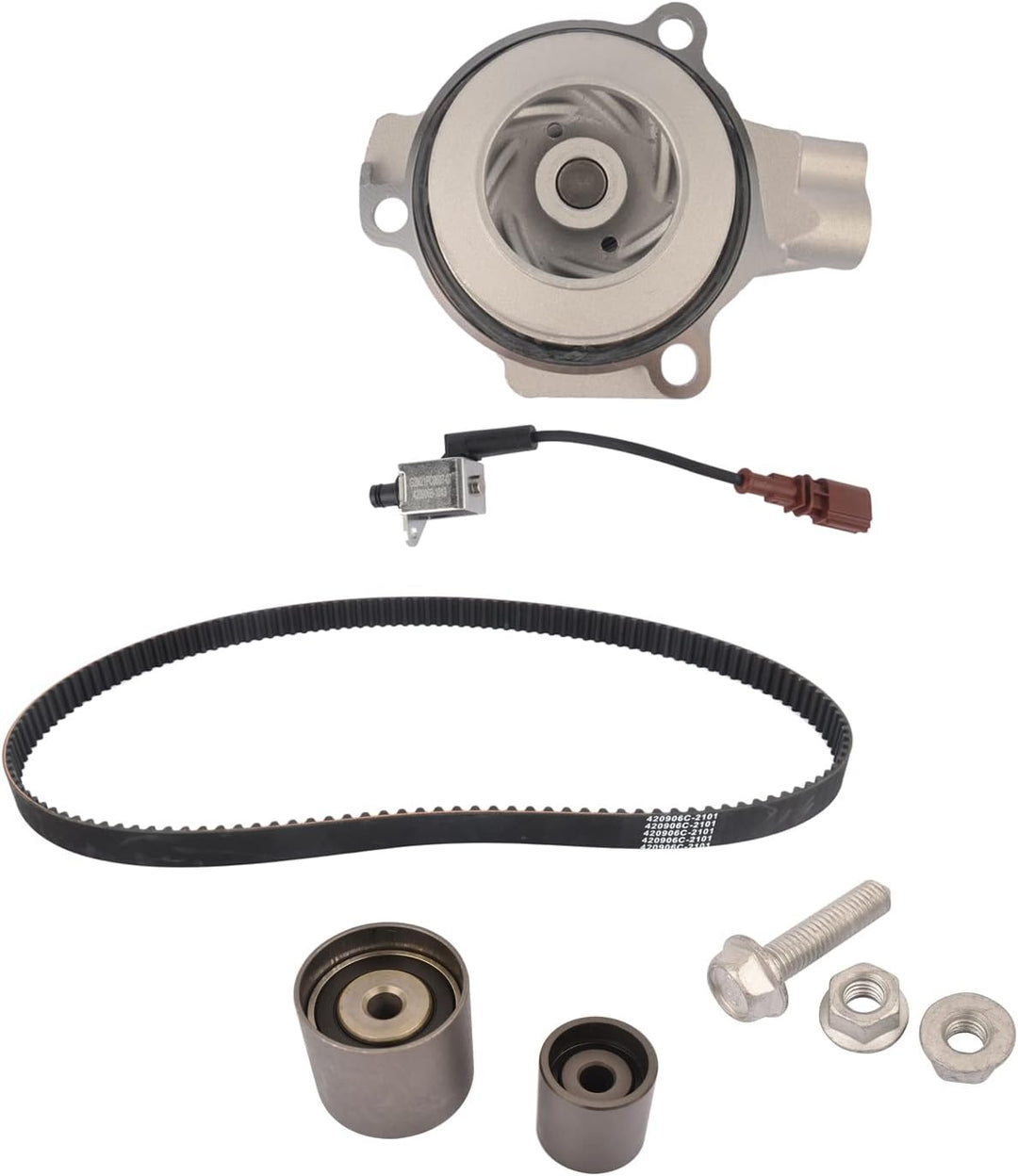 Flynsu Reparatursatz für Wasserpumpe Ersatz für 4G2 C7 4GC 8T3 5F5 1.6 TDI 2.0 TDI 04L 121 011 X 04L