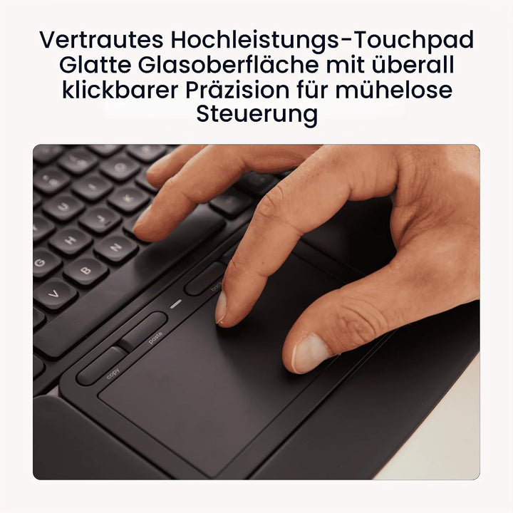 Contour Touch Ergonomic Touchpad Wired Wired - Black, Wired - Black