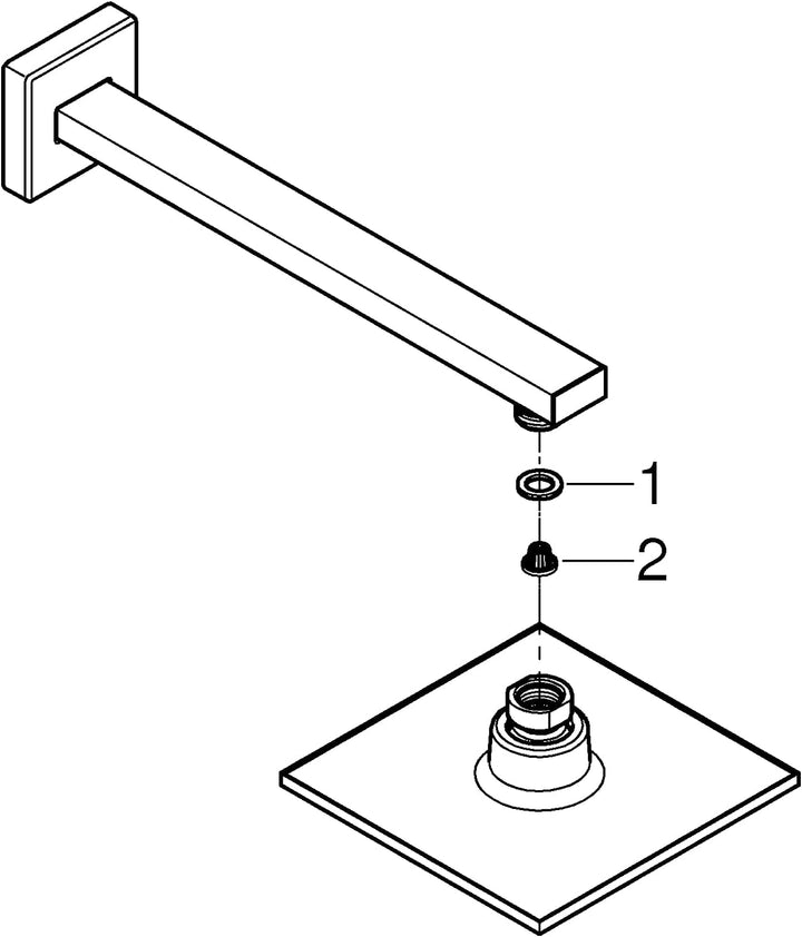 Grohe Euphoria Cube Kopfbrauseset, 1 stück, 26073000