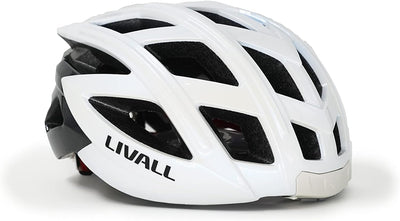 Livall Unisex – Erwachsene BH60SE Neo weiss Fahrradhelm, 55-61, Weiss