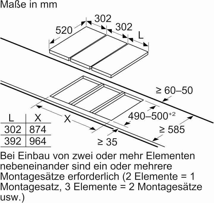 Siemens EH375FBB1E iQ100 Kochfeld Elektro / Ceran/Glaskeramik / 30,2 cm / powerBoost