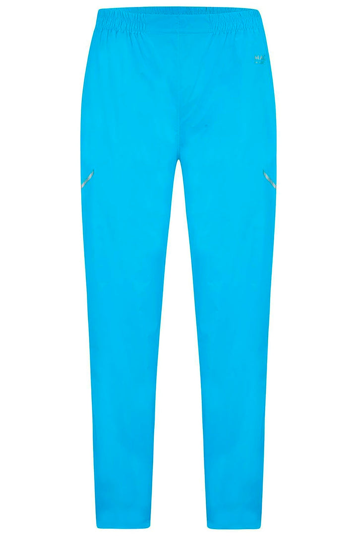 Herren wasserdichte Überhose Origin Ii - Packable Waterproof Full Zip Overtrousers, Neonblau