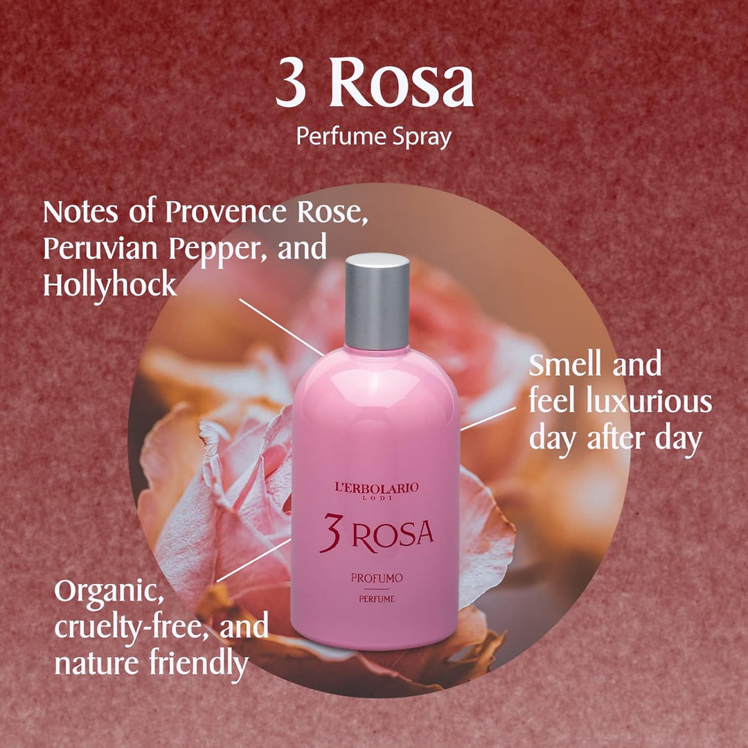 L'Erbolario 066.358 3 Rosa Eau de Parfum