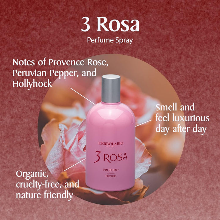 L'Erbolario 066.358 3 Rosa Eau de Parfum