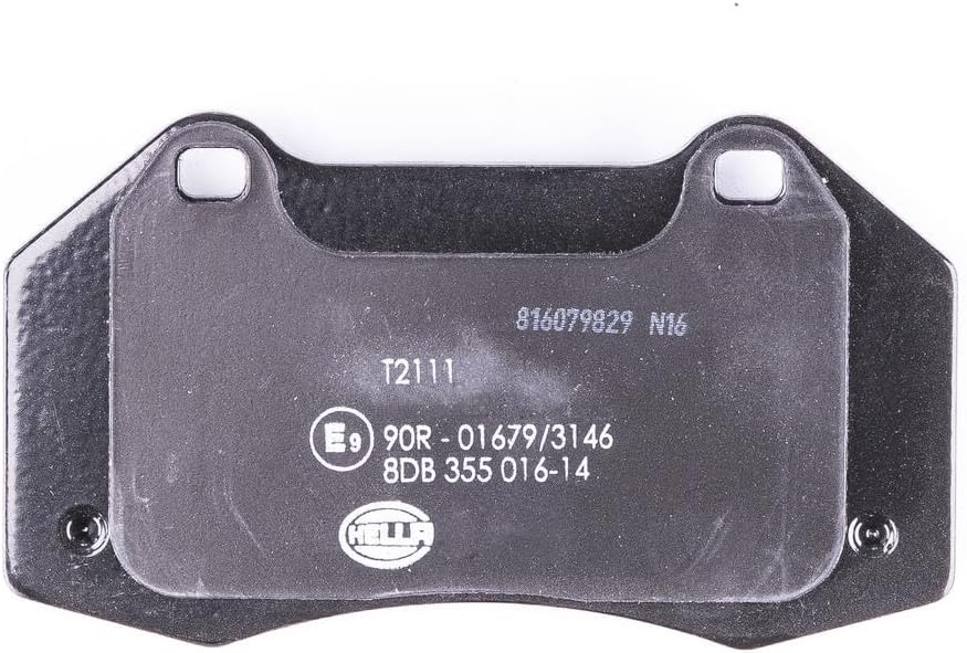 HELLA PAGID 8DB 355 016-141 Bremsbelagsatz - T2111 - Dicke/Stärke: 15.3mm - Bremssystem: Brembo - mi