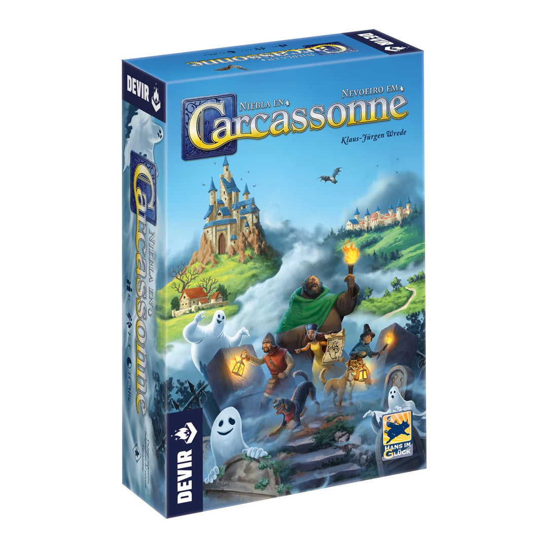 Devir - Carcassone: Nebel Erweiterung in Carcassonne, Brettspiel, Strategie-Brettspiel, Brettspiel 8