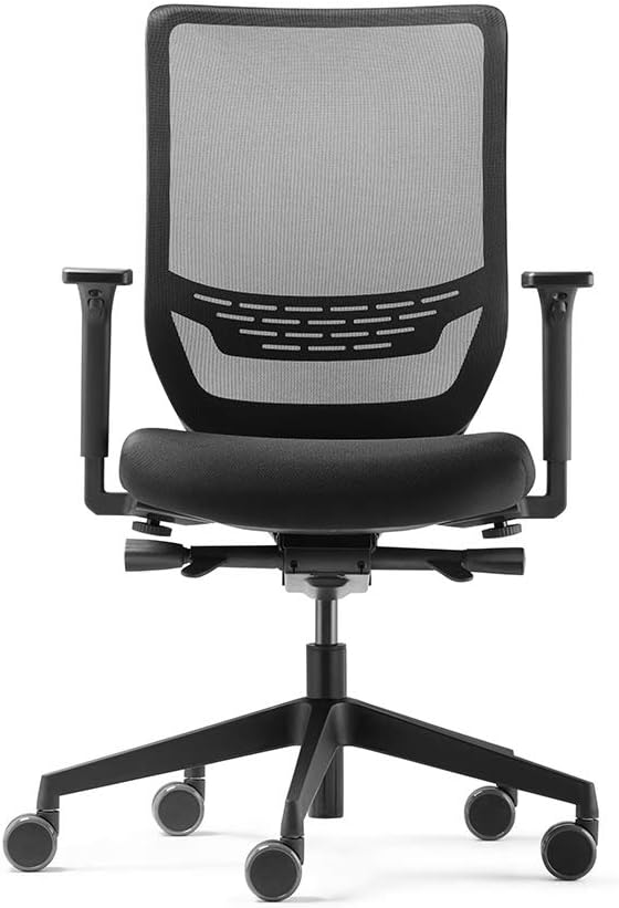 Trendoffice to-sync pro, ergonomischer Bürostuhl, mit Armlehnen, modernes Design, Homeoffice, umwelt