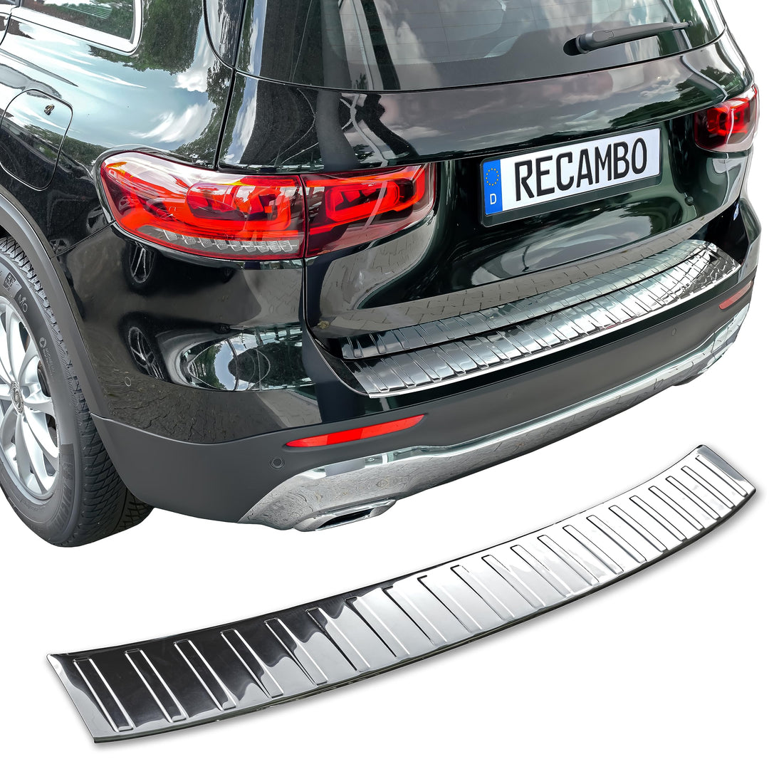 Ladekantenschutz Edelstahl CHROM kompatibel für Mercedes GLB | Typ X247 | BJ ab 2019> | premium Qual