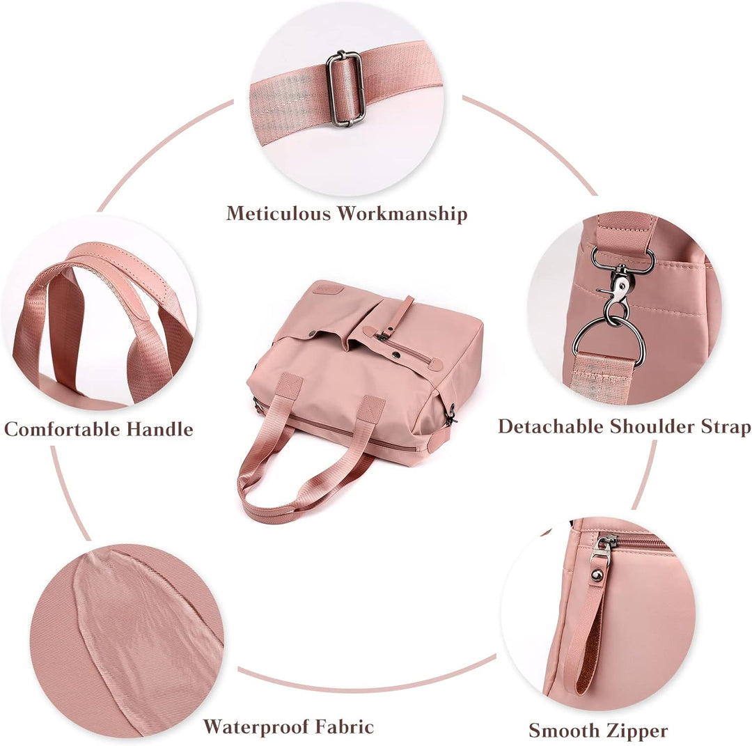 CORIOS Damen Schultertasche Nylon Handtasche Wasserdicht Henkeltasche Casual Umhängetasche Leicht To