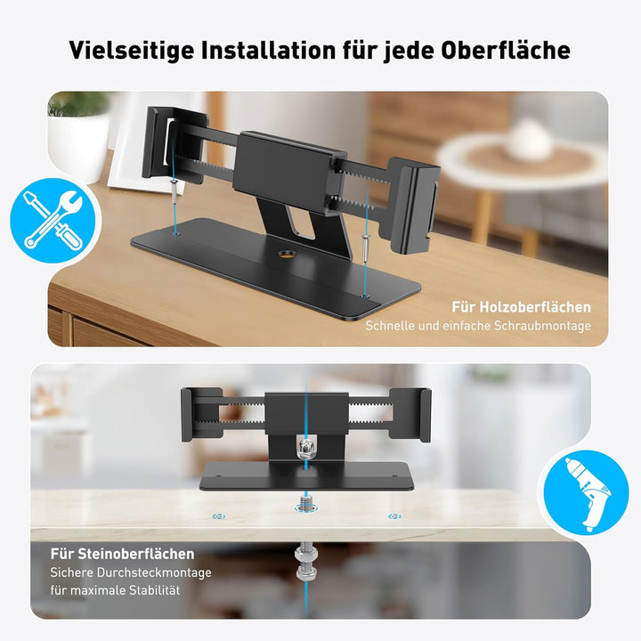 AboveTEK Laptop-Schliessstation, Aluminium-MacBook-Sicherheitsschloss mit sicherem Kupferzylinder, k