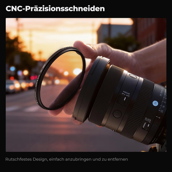 K&F Concept K-Serie Pro UV-Filter Slim MC UV Schutzfilter 58mm, 58MM