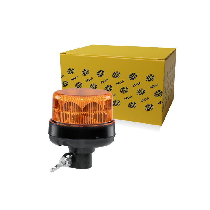 HELLA - LED-Blitz-Kennleuchte - K-LED Nano - 12/24V - gelb - Rohrstutzen, flexibel - Menge: 1 - 2XD