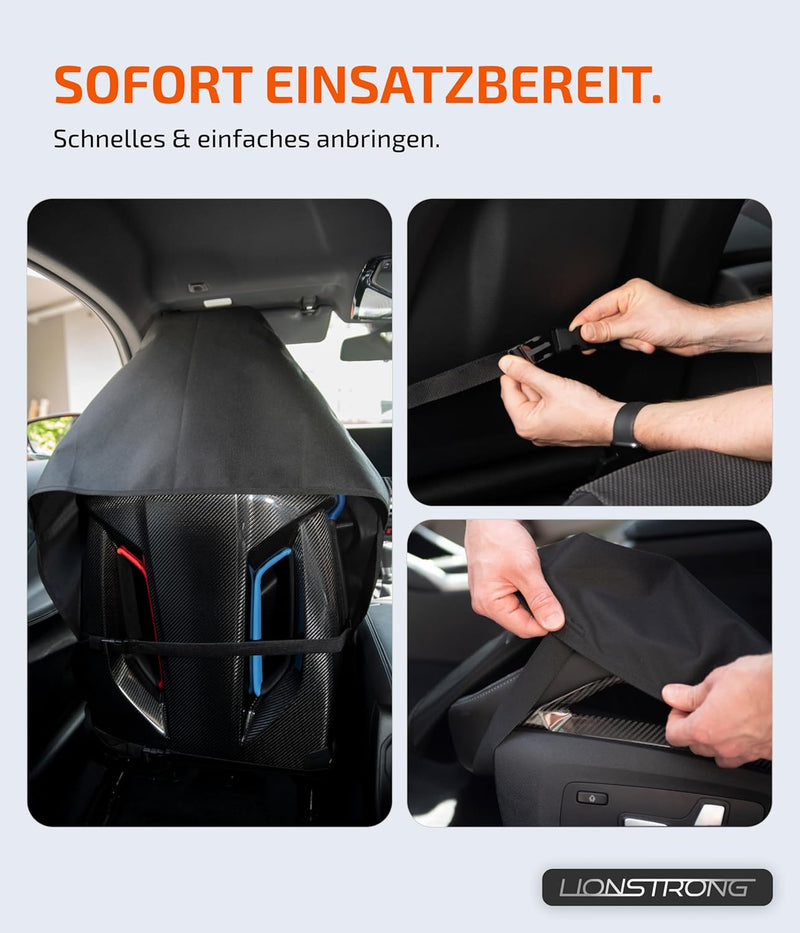 LIONSTRONG® Autositzschoner Vordersitz universell kompatibel [WASSERDICHT] - Autositzbezüge Vordersi