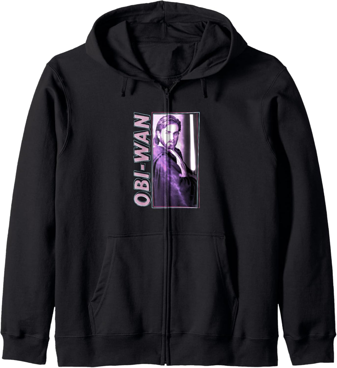 Star Wars Obi-Wan Kenobi Purple Hue Portrait Kapuzenjacke