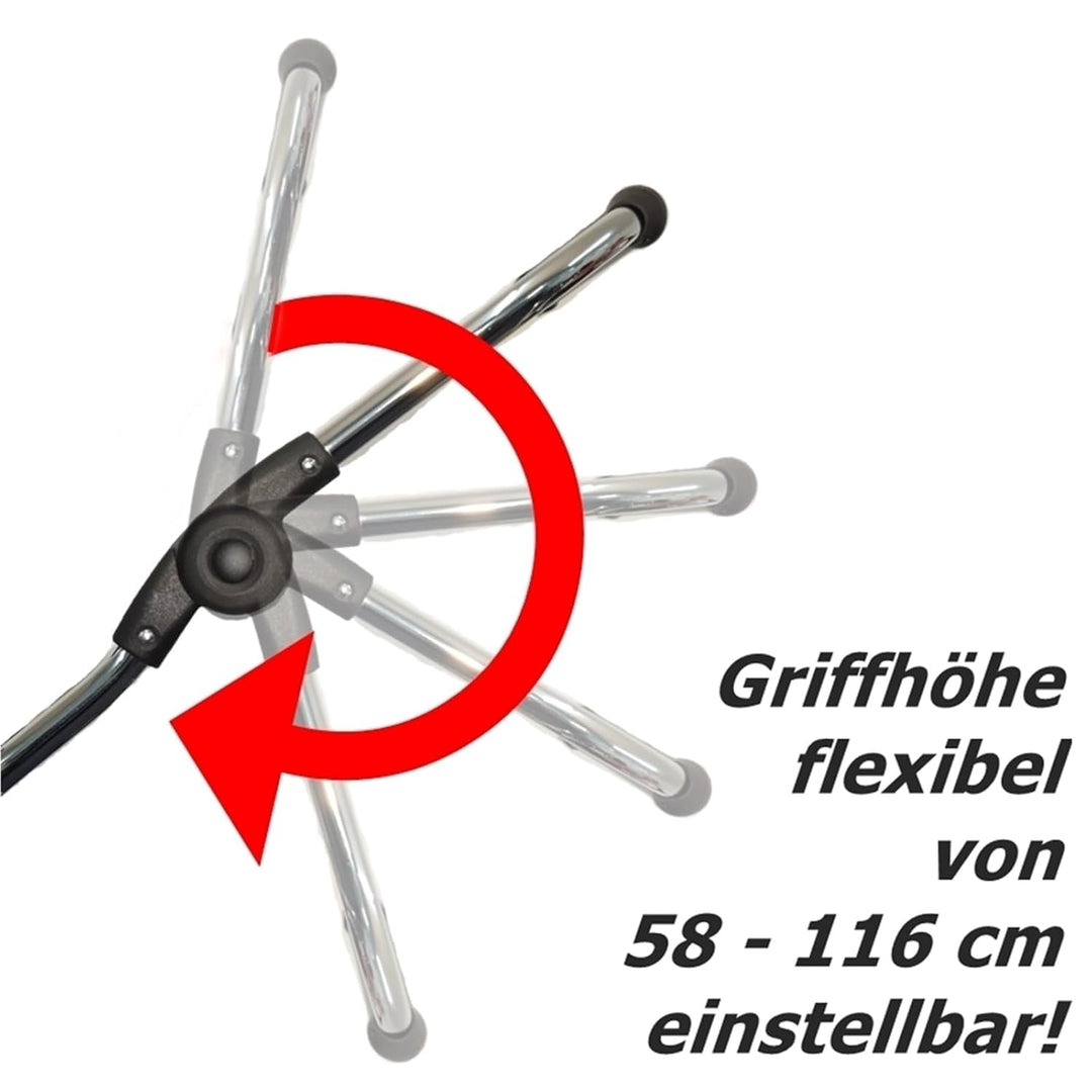 EICHHORN Kinderwagen Weidenkorb - Kinderwagen aus echter Weide, handgeflochten, Korb Weiss, Stoff Gr