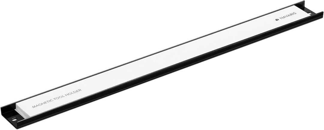 Navaris 1x Werkzeug Magnetleiste 60cm lang - Werkzeughalter Magnetband Wand Leiste Magnethalter - We