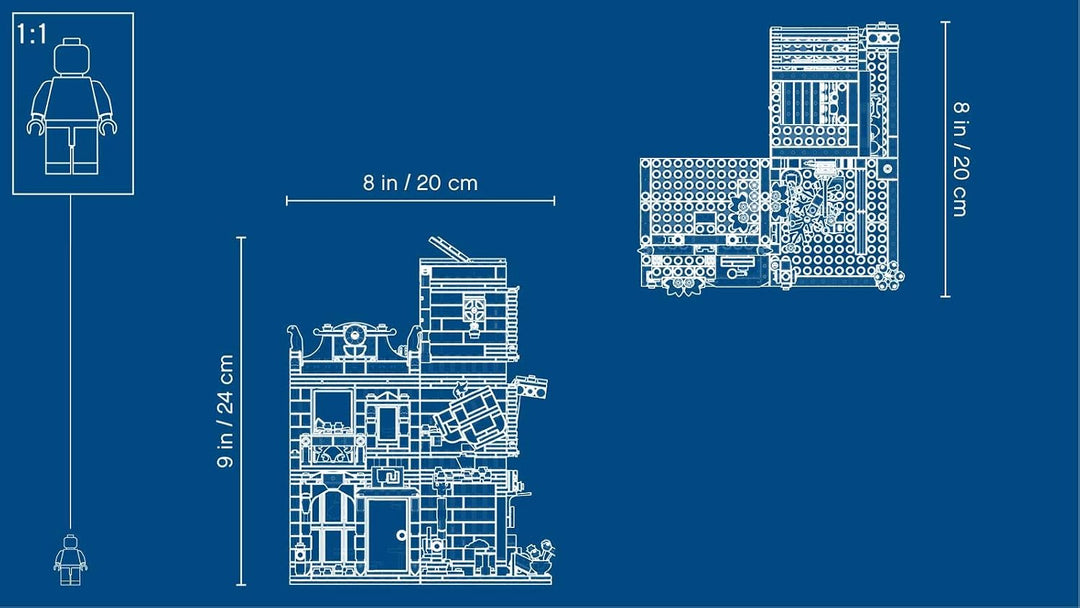 LEGO 31097 Creator Stadthaus mit Zoohandlung & Café Single, Single