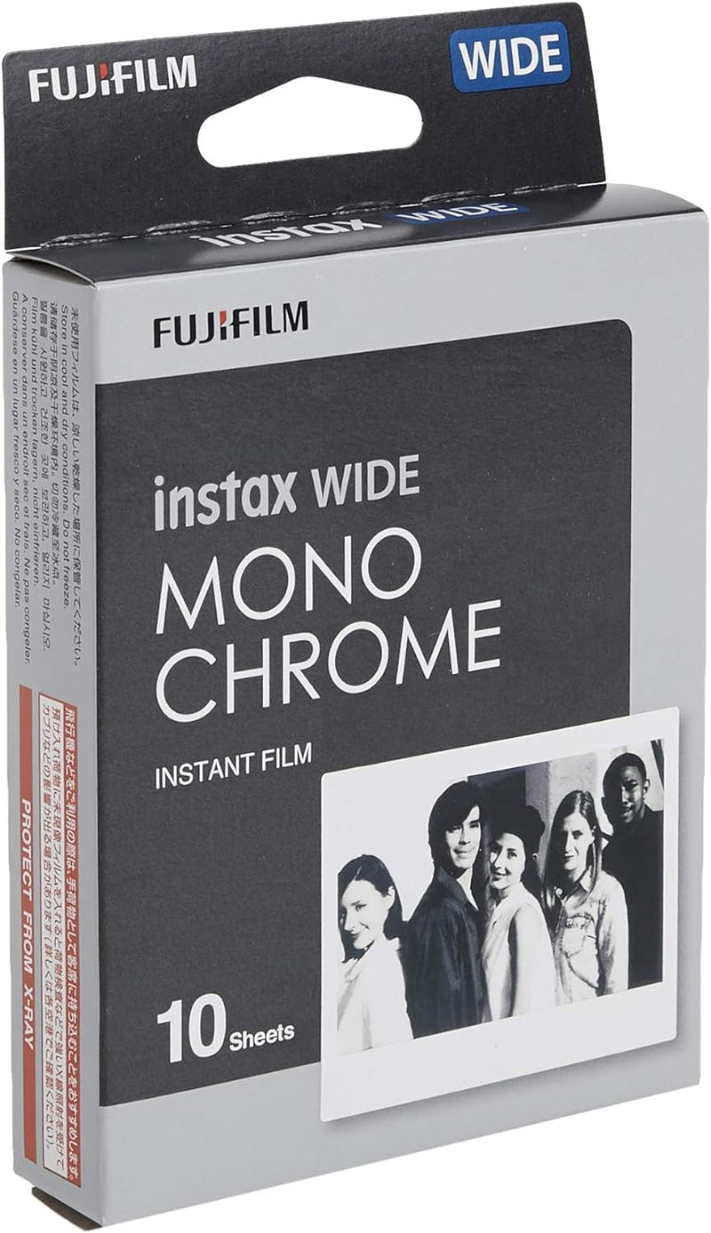 Instax Wide Film, 2-er Pack & Instax Wide Monochrome Filme Doppelpackung Wide Monochrome Filme Set,