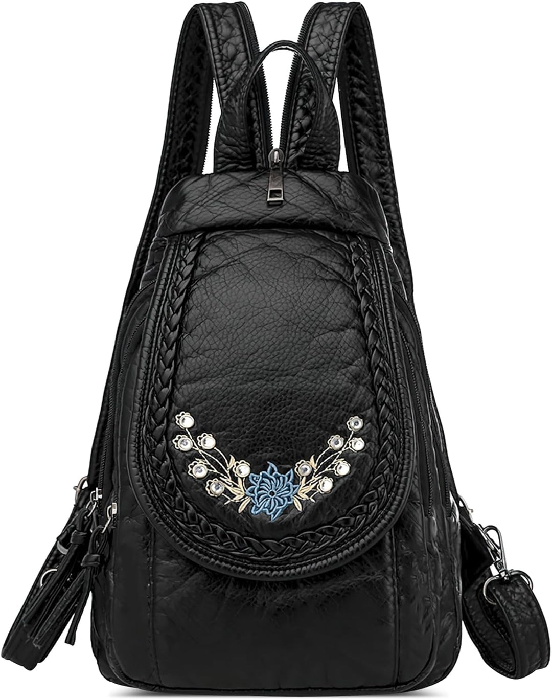 DIRRONA Rucksack Damen Beiläufig Kleine Brusttasche für Damen Multifunktionale Reise Wasserdicht Sch