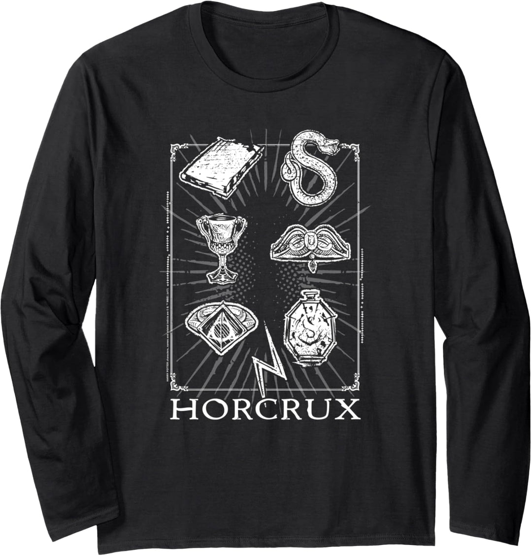 Harry Potter Horcrux Symbols Langarmshirt