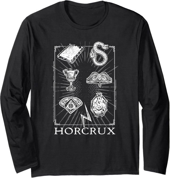 Harry Potter Horcrux Symbols Langarmshirt