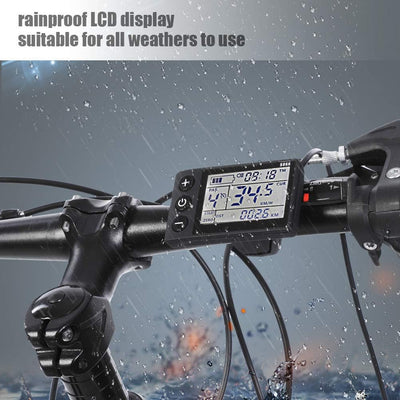 24 V-36 V / 36 V-48 V, 250 W / 350 W, bürstenloser E-Bike-Controller, mit LCD-Display, wasserdicht,