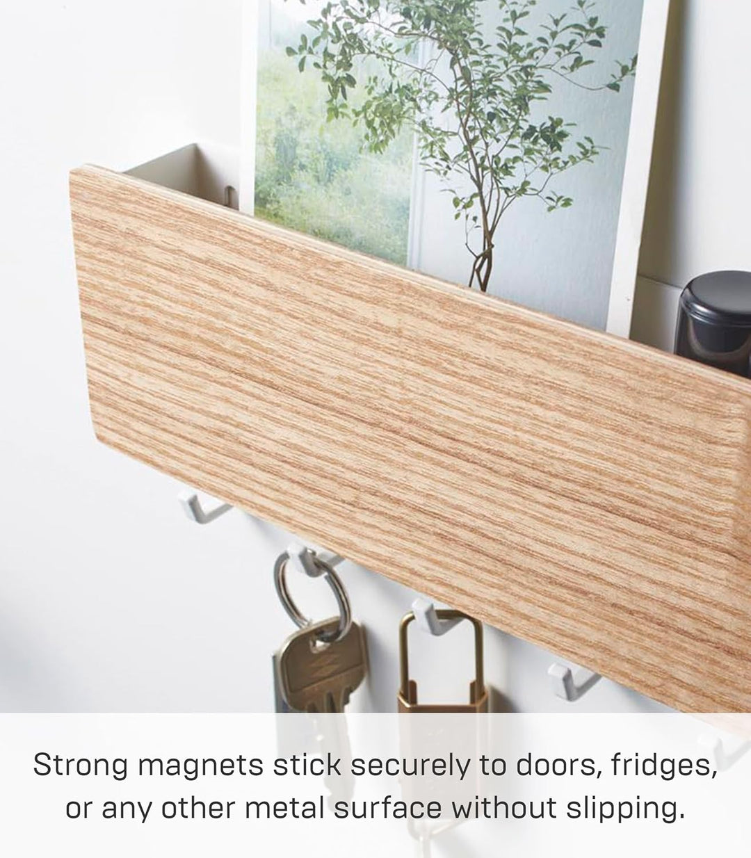 Magnetic Keyhook & Holder - Rin - natural Beige, Beige