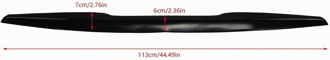 Kofferraumspoiler, Heckspoiler für Den Dachkofferraum Lip Tail Wing Rubber Glossy Black Anti Univers