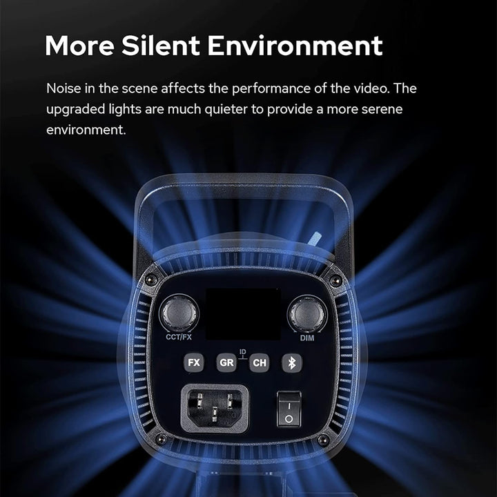 Godox SL60IID 6500K White LED Video Light 8 FX Effects, Silent Mode, 0%~100% Brightness Adjustment f