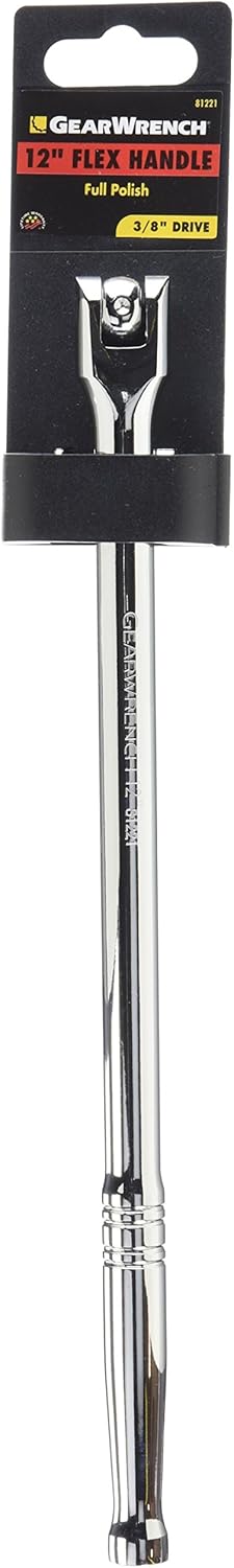 GearWrench 3/8 Zoll Antrieb Flex Griff/Breaker Bar, 12 Zoll – 81221 12", 12"