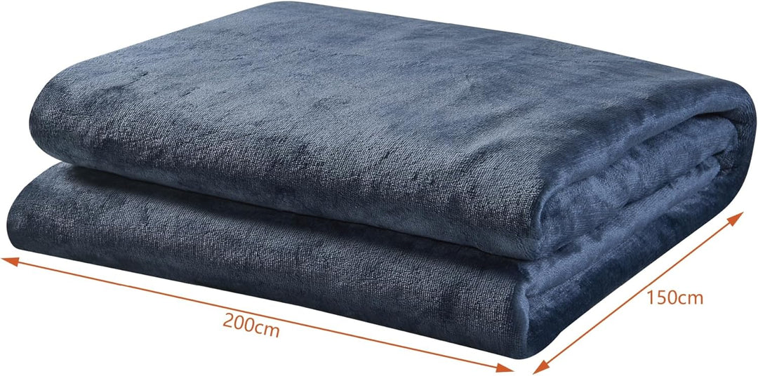 [en.casa] Elektrische Heizdecke Archi 200 x 150 cm Wärmedecke mit Abschaltautomatik inkl. Controller