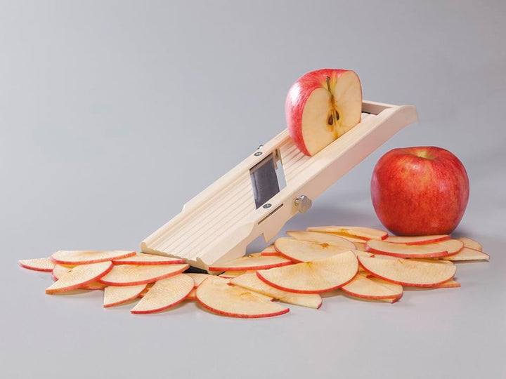 Benriner 64W Gemüsehobel Mandoline, 18/10 Edelstahl, Elfenbein Classic Slicer, Beige