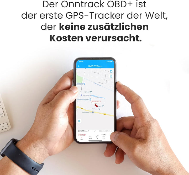 OBD+ Tracker – Plug & Play – Lifetime gratis Tracking!, OBD