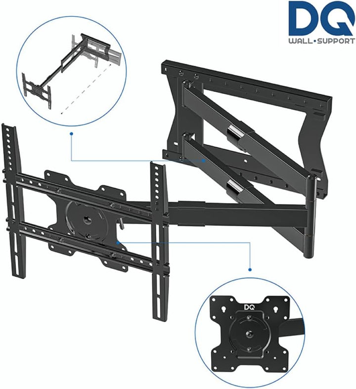 DQ Hercules Flex 120 cm TV Wandhalter Abstand bis 120cm, bis 40kg, VESA max.400x400mm 120 cm / 40 kg